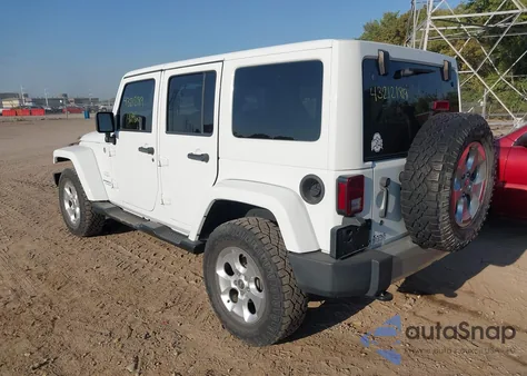 2014 Jeep Wrangler Unlimited Sahara z USA, uszkodzony, nr VIN 1C4BJWEG6EL110779